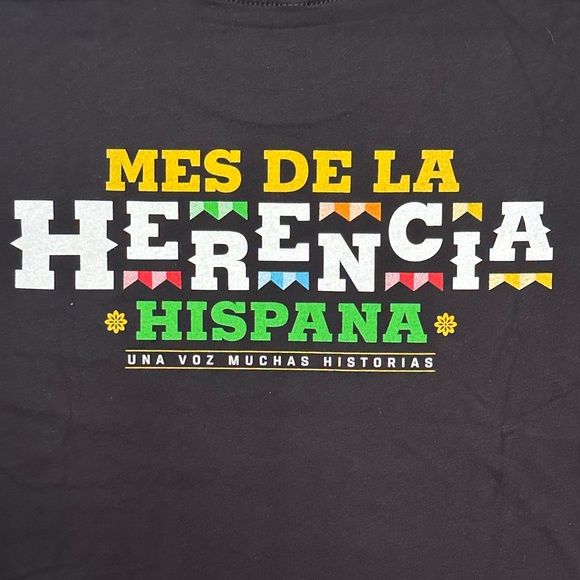 UFC Hispanic Heritage Month Black Colorful Graphic T-Shirt Men Unisex Medium $30 - Picture 3 of 6